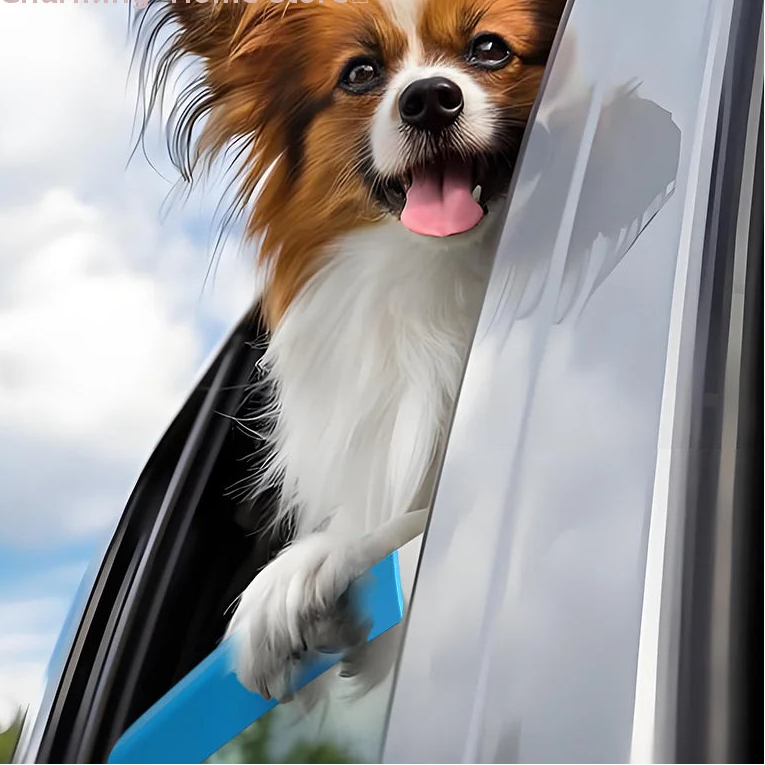 Dog Car Window Cushion – Soft Chin Rest for Happy Road Trips